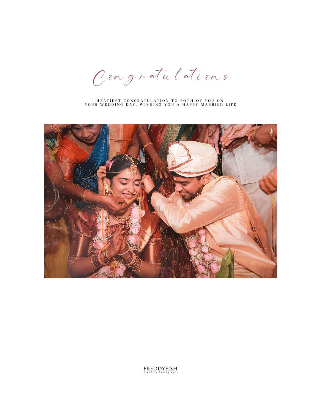 Candid Wedding Frame by Freddyfish Events and Photography Coimbatore
